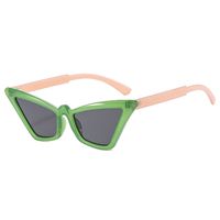 Basic Color Block Pc Cat Eye Full Frame Women's Sunglasses sku image 2