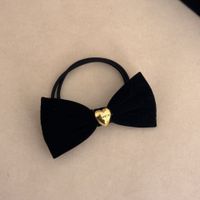 Women's Sweet Bow Knot Artificial Pearl Cloth Hair Tie sku image 1