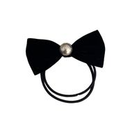 Women's Sweet Bow Knot Artificial Pearl Cloth Hair Tie main image 3