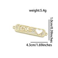 1 Piece Basic Star Moon Heart Shape Copper Plating Inlay Pendant Jewelry Accessories sku image 3