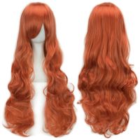 Fashion Cosplay Solid Color Long Curly Wig sku image 21