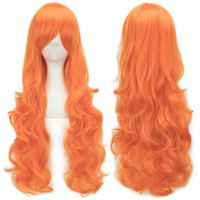 Fashion Cosplay Solid Color Long Curly Wig sku image 30