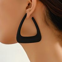 1 Pair Exaggerated Simple Style Triangle Plating Iron Earrings main image 9