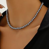 Elegant Einfacher Stil Geometrisch Harz Perlen Frau Halskette main image 5