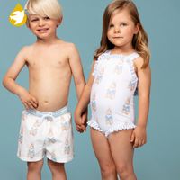 أطفال للجنسين كارتون قطعة واحدة ملابس سباحة للأطفال main image 3