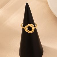 Vintage Style Circle Iron Hollow Out Women's Rings main image 3