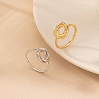 Vintage Style Circle Iron Hollow Out Women's Rings main image 4