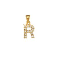 1 Piece Simple Style Letter Stainless Steel Plating Inlay Pendant Jewelry Accessories sku image 15
