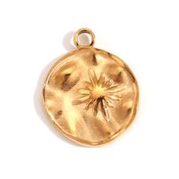 1 Piece Stainless Steel 18K Gold Plated Plating Polished Pendant main image 5