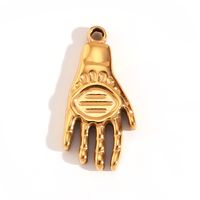 1 Piece Stainless Steel 18K Gold Plated Plating Polished Pendant sku image 1