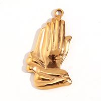 1 Piece Stainless Steel 18K Gold Plated Plating Polished Pendant sku image 14