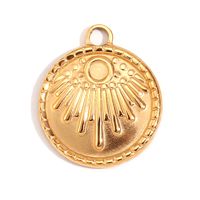 1 Piece Stainless Steel 18K Gold Plated Plating Polished Pendant sku image 5