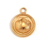1 Piece Stainless Steel 18K Gold Plated Plating Polished Pendant sku image 12