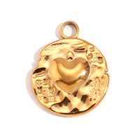 1 Piece Stainless Steel 18K Gold Plated Plating Polished Pendant sku image 6