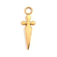 1 Piece Stainless Steel 18K Gold Plated Plating Polished Pendant sku image 6