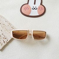 Cute Solid Color Resin Special-Shaped Mirror Full Frame Kids Sunglasses sku image 5