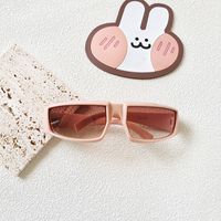 Cute Solid Color Resin Special-Shaped Mirror Full Frame Kids Sunglasses sku image 6