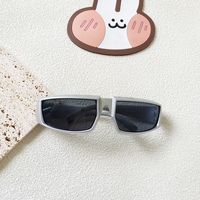Cute Solid Color Resin Special-Shaped Mirror Full Frame Kids Sunglasses sku image 7