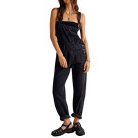 Women's Daily Streetwear Solid Color Full Length Jeans Overalls main image 5