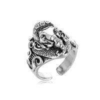 Hip-Hop Crown Alloy Unisex Open Rings main image 4