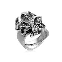 Hip-Hop Crown Alloy Unisex Open Rings sku image 15