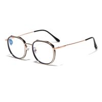 Simple Style Solid Color Ac Round Frame Full Frame Optical Glasses main image 6