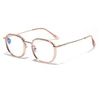 Simple Style Solid Color Ac Round Frame Full Frame Optical Glasses main image 3