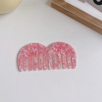 Simple Style Classic Style Color Block Acetic Acid Sheets Hair Comb 1 Piece sku image 11