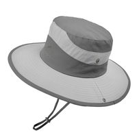 Women's Basic Stripe Solid Color Flat Eaves Bucket Hat main image 4