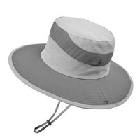 Frau Basic Streifen Einfarbig Flache Traufen Bucket Hat sku image 5