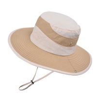 Women's Basic Stripe Solid Color Flat Eaves Bucket Hat main image 5