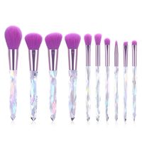 Simple Style Classic Style White Purple Blue Arylic Nylon Acrylic Handle Makeup Brushes 1 Set sku image 5