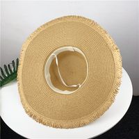 Women's Pastoral Bow Knot Bowknot Big Eaves Straw Hat main image 4