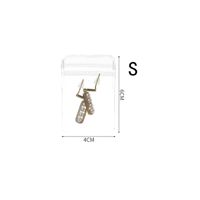20 Pieces Simple Style Transparent PET Jewelry Packaging Bags sku image 1