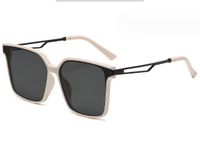Streetwear Solid Color Ac Square Full Frame Women's Sunglasses sku image 7