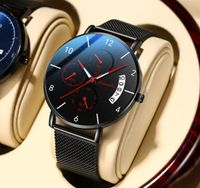 Casual Letter Jewelry Buckle Quartz Men's Watches main image 3