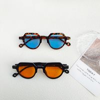 Casual Vacation Color Block Pc Resin Special-Shaped Mirror Full Frame Women's Sunglasses main image 8