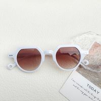 Casual Vacation Color Block Pc Resin Special-Shaped Mirror Full Frame Women's Sunglasses sku image 4
