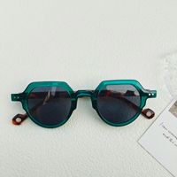 Casual Vacation Color Block Pc Resin Special-Shaped Mirror Full Frame Women's Sunglasses sku image 6