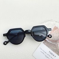 Casual Vacation Color Block Pc Resin Special-Shaped Mirror Full Frame Women's Sunglasses sku image 9