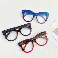 IG Style Solid Color Pc Resin Cat Eye Full Frame Optical Glasses main image 7