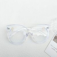 IG Style Solid Color Pc Resin Cat Eye Full Frame Optical Glasses sku image 2