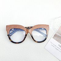 IG Style Solid Color Pc Resin Cat Eye Full Frame Optical Glasses sku image 7