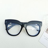 IG Style Solid Color Pc Resin Cat Eye Full Frame Optical Glasses sku image 9