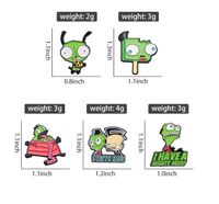Cute Funny Animal Cartoon Character Alloy Plating Unisex Brooches main image 2