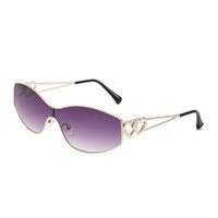 IG Style Streetwear Solid Color Pc Special-Shaped Mirror Full Frame Women's Sunglasses sku image 2