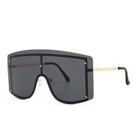 Exaggerated Streetwear Solid Color Pc Special-Shaped Mirror Frameless Men's Sunglasses main image 4