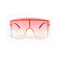 Exaggerated Streetwear Solid Color Pc Special-Shaped Mirror Frameless Men's Sunglasses main image 2