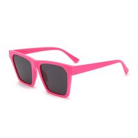 IG Style Simple Style Solid Color Pc Square Full Frame Women's Sunglasses main image 2