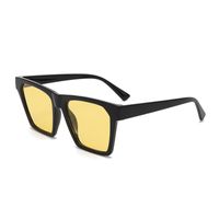 IG Style Simple Style Solid Color Pc Square Full Frame Women's Sunglasses sku image 1